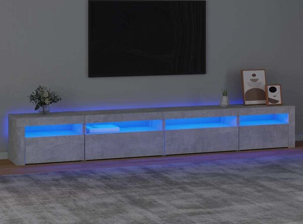 VidaXL TV skříňka s LED osvětlením 270 x 35 x 40 cm [3332509] Barva: Bílá