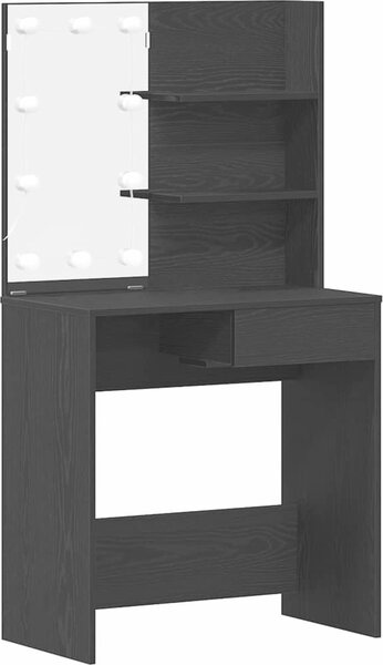 VidaXL Toaletní stolek s LED 74,5x40x141 cm [862785] Barva: Bílá