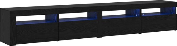 VidaXL TV skříňka s LED osvětlením 240x35x40 cm [3332522] Barva: kouřový dub
