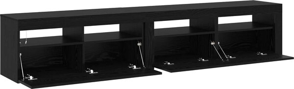 VidaXL TV skříňka s LED osvětlením 210 x 35 x 40 cm [3332520] Barva: Bílá
