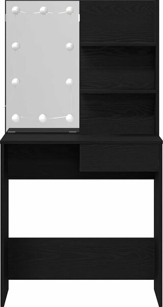 VidaXL Toaletní stolek s LED 74,5x40x141 cm [862785] Barva: Bílá