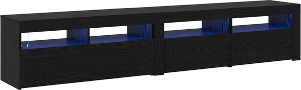 VidaXL TV skříňka s LED osvětlením 210 x 35 x 40 cm [3332520] Barva: Bílá