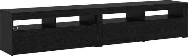 VidaXL TV skříňka s LED osvětlením 210 x 35 x 40 cm [3332520] Barva: Bílá