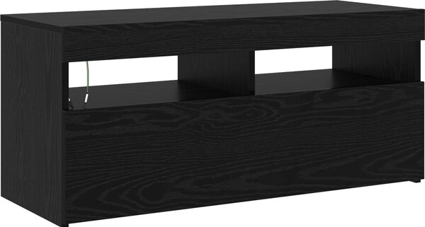 VidaXL TV skříňka s LED osvětlením 210 x 35 x 40 cm [3332520] Barva: Bílá