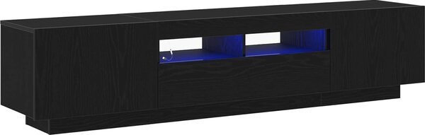 VidaXL TV skříňka s LED osvětlením 180 x 35 x 40 cm [3333062] Barva: kouřový dub