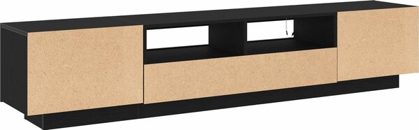 VidaXL TV skříňka s LED osvětlením 200x35x40 cm [3333063] Barva: Betonová šedá