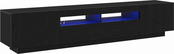VidaXL TV skříňka s LED osvětlením 200x35x40 cm [3333063] Barva: Betonová šedá