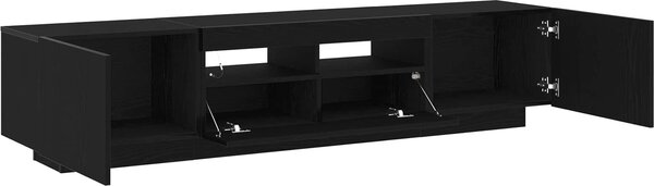 VidaXL TV skříňka s LED osvětlením 180 x 35 x 40 cm [3333062] Barva: kouřový dub