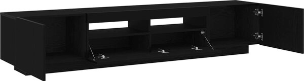 VidaXL TV skříňka s LED osvětlením 200x35x40 cm [3333063] Barva: Betonová šedá