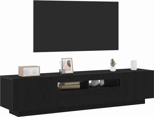 VidaXL TV skříňka s LED osvětlením 180 x 35 x 40 cm [3333062] Barva: kouřový dub