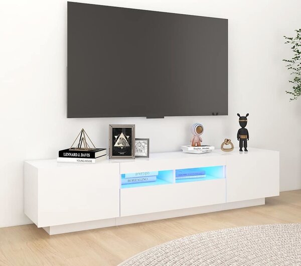 VidaXL TV skříňka s LED osvětlením 180 x 35 x 40 cm [3333062] Barva: kouřový dub