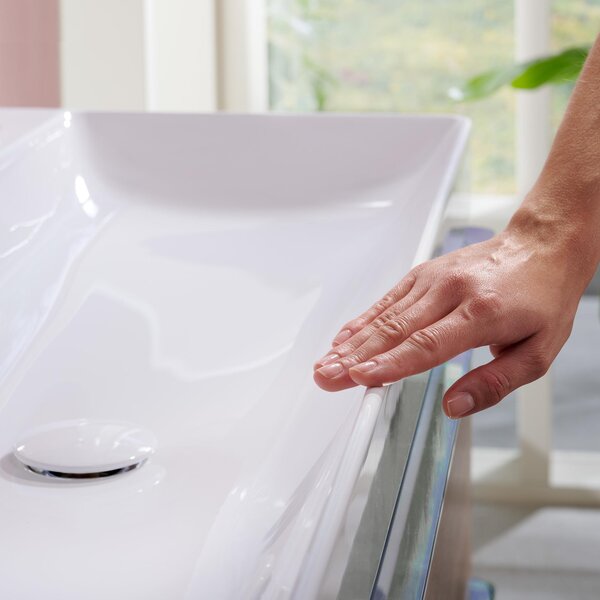 Hansgrohe Xelu Q umyvadlo 80x48 cm obdélníkový klasický-nábytkový bílá lesk 61030450