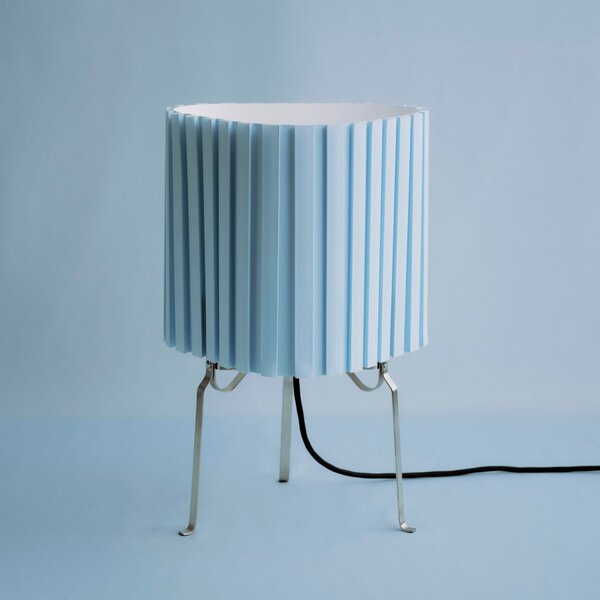 Stolní lampa HAY, Canelé, Modrá, Obývací pokoj, Tkanina / Textil, Design