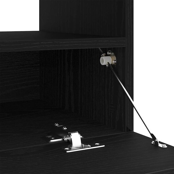 VidaXL TV skříňka s LED 100 x 35 x 40 cm kompozitní dřevo [862565] Barva: bílá s vysokým leskem