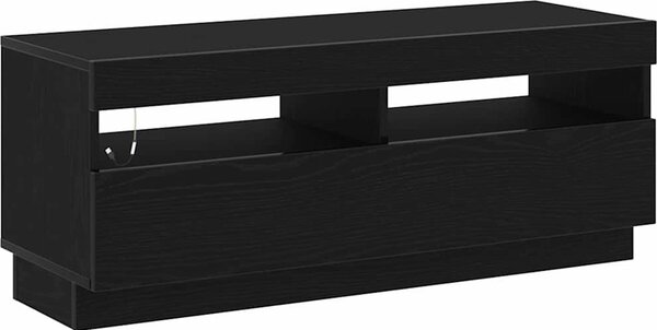 VidaXL TV skříňka s LED 100 x 35 x 40 cm kompozitní dřevo [862565] Barva: bílá s vysokým leskem