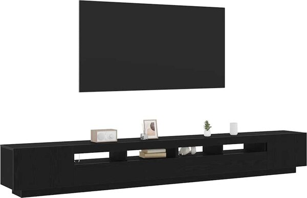 VidaXL TV stolek s LED 300x35x40 cm kompozitní dřevo [3333065] Barva: Betonová šedá