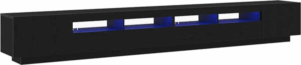 VidaXL TV stolek s LED 300x35x40 cm kompozitní dřevo [3333065] Barva: Betonová šedá