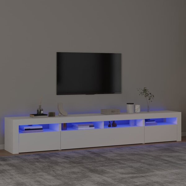VidaXL TV skříňka s LED osvětlením 240x35x40 cm [3332491] Barva: šedá sonoma