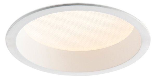Led2 Zápustné LED svítidlo ZETA II S, 14W, ø 136 mm, CCT 2700-4000K, IP44 Barva: Bílá, Stmívání a řízení: ON/OFF