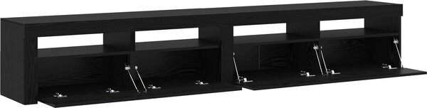 VidaXL TV skříňka s LED osvětlením 240x35x40 cm [3332491] Barva: šedá sonoma