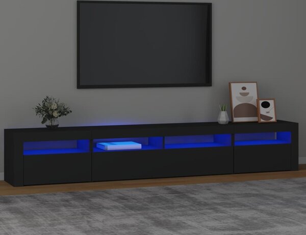 VidaXL TV skříňka s LED osvětlením 240x35x40 cm [3332491] Barva: šedá sonoma