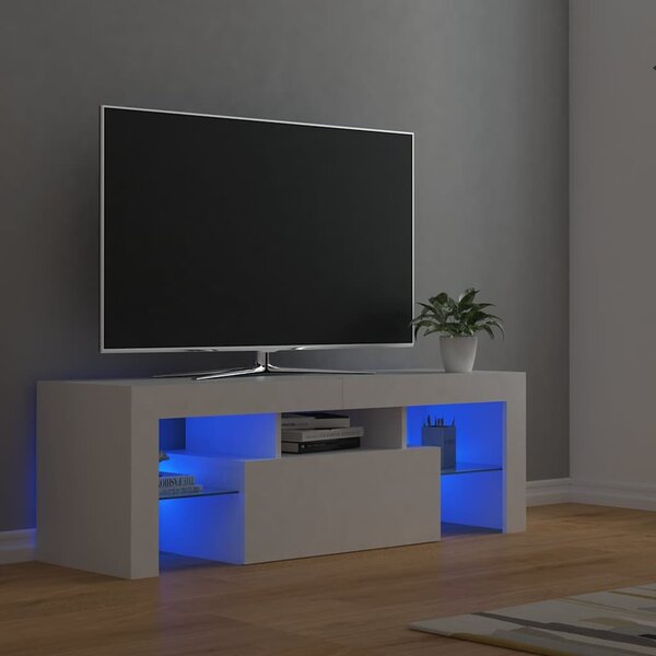 VidaXL TV skříňka s LED osvětlením 120 x 35 x 40 cm [862552] Barva: Betonová šedá