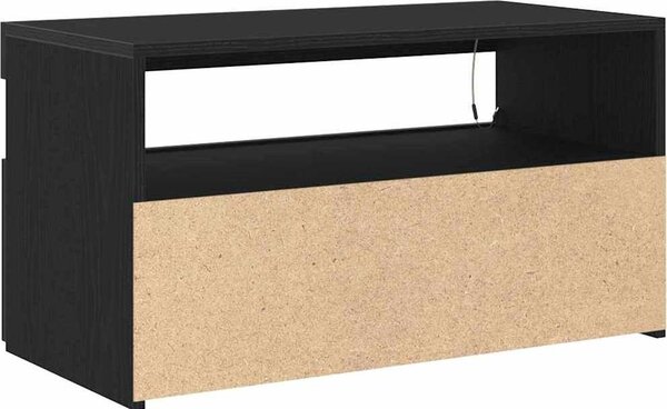 VidaXL TV stolek s LED 75 x 35 x 40 cm kompozitní dřevo [862557] Barva: dub sonoma