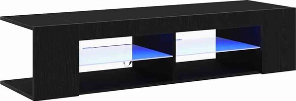 VidaXL TV skříňka s LED osvětlením 135 x 39 x 30 cm [862561] Barva: Bílá