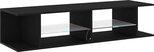 VidaXL TV skříňka s LED osvětlením 135 x 39 x 30 cm [862561] Barva: Bílá