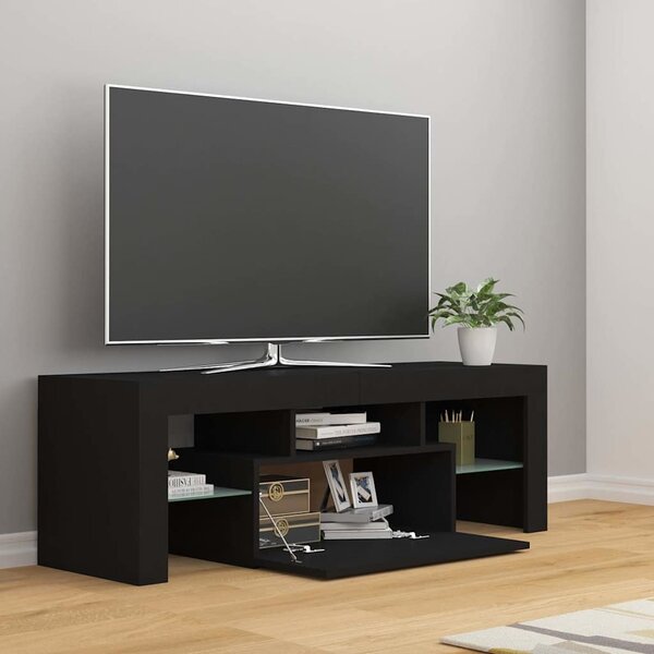 VidaXL TV skříňka s LED osvětlením 120 x 35 x 40 cm [862552] Barva: Betonová šedá