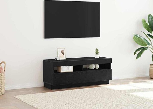 VidaXL TV skříňka s LED 100 x 35 x 40 cm kompozitní dřevo [862565] Barva: bílá s vysokým leskem