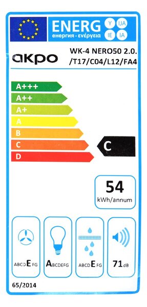 AKPO WK-4 NERO LINE 2.0 50 WHITE T300 Lineární LED dioda / řídicí digestoř