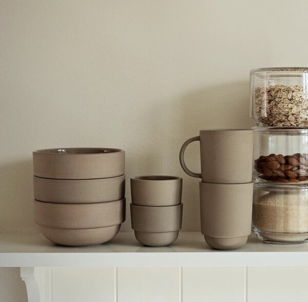 Broste Copenhagen Kameninový hrnek Nordic Bistro - Beige BC181