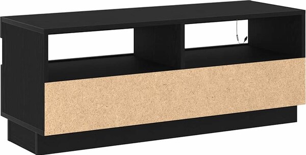VidaXL TV skříňka s LED 100 x 35 x 40 cm kompozitní dřevo [862565] Barva: bílá s vysokým leskem