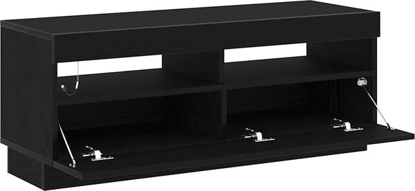 VidaXL TV skříňka s LED 100 x 35 x 40 cm kompozitní dřevo [862565] Barva: bílá s vysokým leskem