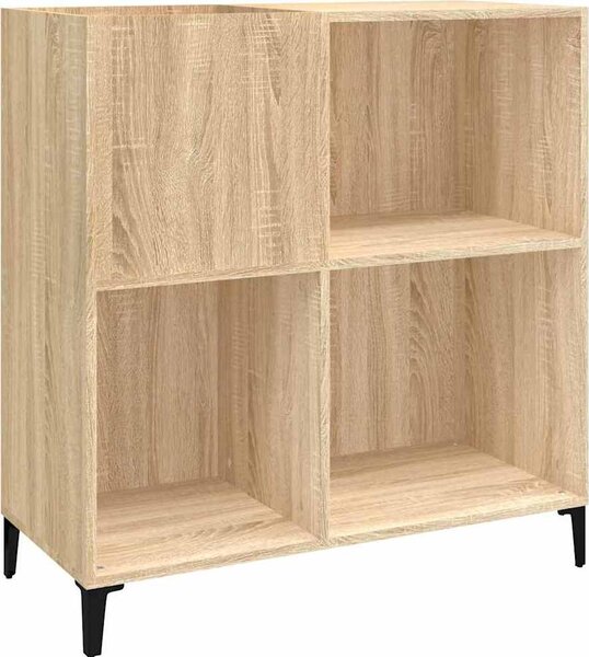 VidaXL Skříňka na LP desky 84,5 x 38 x 89 cm kompozitní dřevo [831997] Barva: kouřový dub