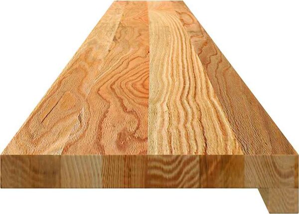 VidaXL Parapety 2 ks 160 x 20 x 2 cm Masivní dubové dřevo [4009140] Barva: světle hnědá