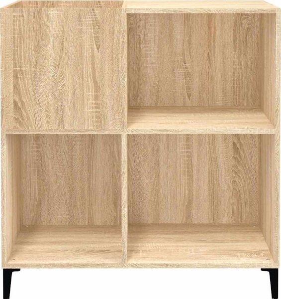 VidaXL Skříňka na LP desky 84,5 x 38 x 89 cm kompozitní dřevo [831997] Barva: kouřový dub