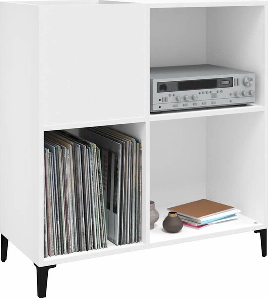 VidaXL Skříňka na LP desky 84,5 x 38 x 89 cm kompozitní dřevo [831997] Barva: kouřový dub