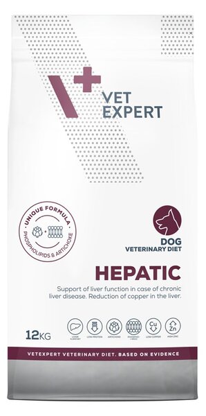 VEE VETEXPERT Veterinary Diet Hepatic Dog - suché krmivo pro psy - 12kg