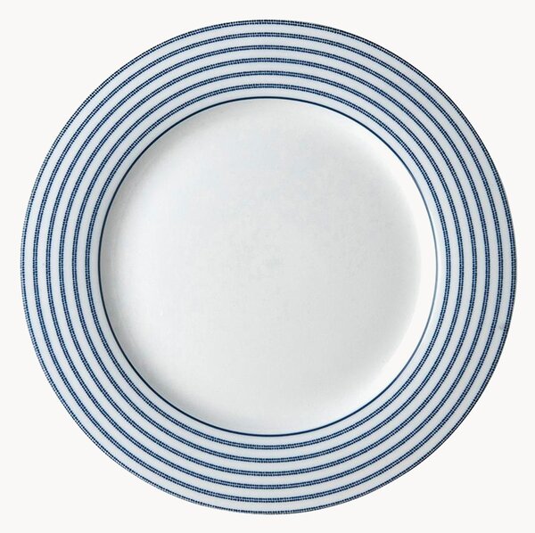 Sada snídaňových talířů z porcelánu Candy Stripe, 4 díly