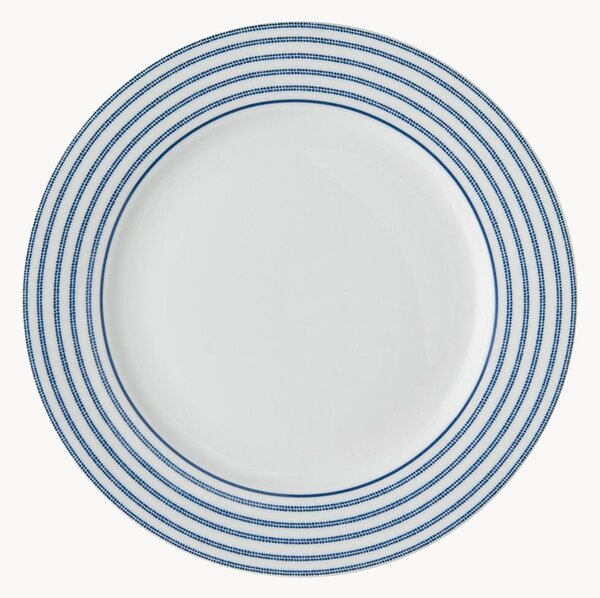 Sada snídaňových talířů z porcelánu Candy Stripe, 4 díly