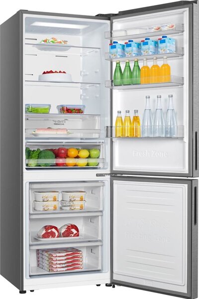 Gorenje NRK720EAXL4 lednice/mrazák Stojací 495 l E Šedá