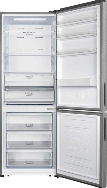 Gorenje NRK720EAXL4 lednice/mrazák Stojací 495 l E Šedá