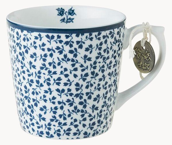 Sada porcelánových hrnků Floris, 4 díly