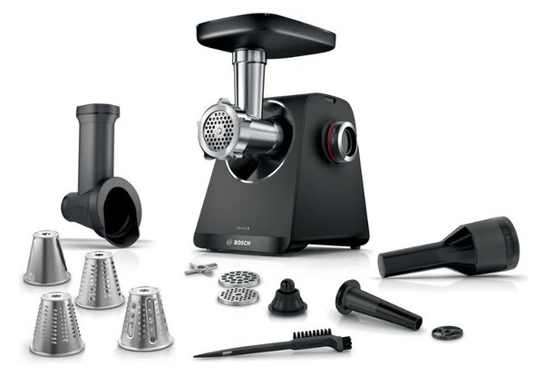 Bosch Serie 4 MFWS440B mlýnek na maso 1900 W Černá, Stříbrná