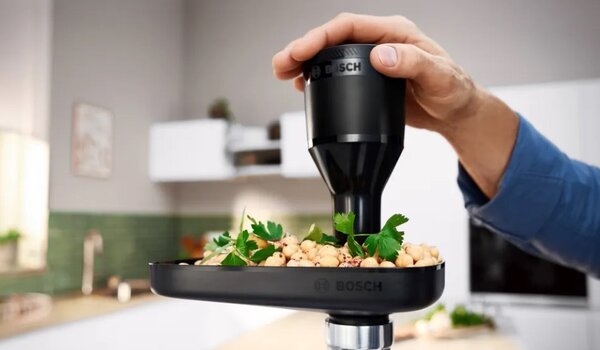 Bosch Serie 4 MFWS440B mlýnek na maso 1900 W Černá, Stříbrná