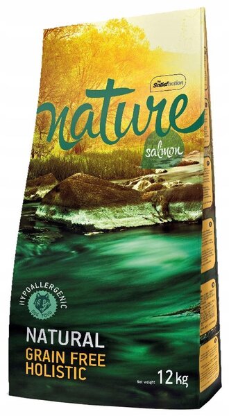 NTE NATURE Grain Free Holistic Losos Mono - suché krmivo pro psy - 12 kg