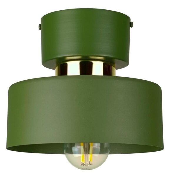 Stropní svítidlo IGNIA 1xE27/60W/230V zelená/zlatá