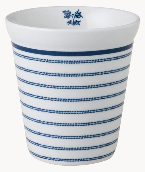 Sada porcelánových hrnků Candy Stripe, 4 díly
